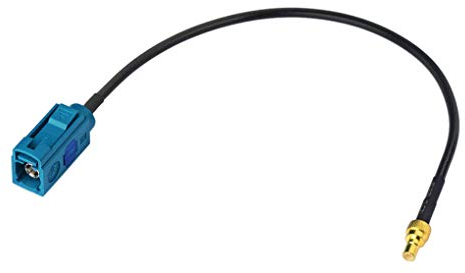 Bingfu Car DAB Radio Antenna Adapter Cable, 15cm Fakra Z Female to SMB Female Coaxial Pigtail Cable Compatible with Car Truck SUV Sirius DAB Radio Stereo Receiver Tuner GPS Antenna Navigation System