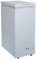 SIA CHF60W White Chest Freezer with Removable Wire Basket, 53L Slimline Compact Freestanding Freezer, 36cm Wide, Adjustable Temperature Control, E Rated, 2 Years Parts And Labour Guarantee
