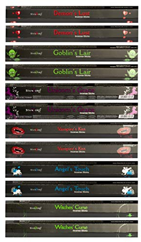 Stamford 37341 Mythical Variety Set Incense Sticks - 12 Packs x 15 Sticks