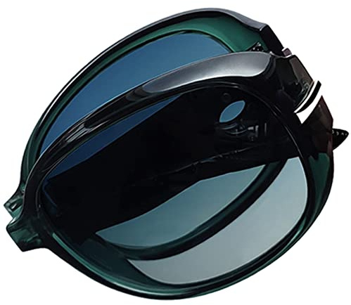Joopin Gafas de Sol Plegables Mujer Polarizadas Degradadas Verde Grandes con Estuche Portátil Moda Fashion Ladies Sunglasses Foldable Oculos Sol Mujer