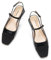 C.Paravano Damen Slingback Schuhe Flache Schuhe für Damen Sandalen Elegant & Komfortabel Ideal für Reisen, Einkaufen und Party(Black,36)