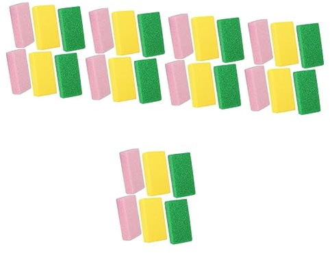 FOMIYES 30pezzi Pietre Pomice Per Piedi Esfoliatori Per Rimozione Della Morta e Calli Strumenti Per Pedicure Facili Da Pulire e Riutilizzabili Colori Vivaci
