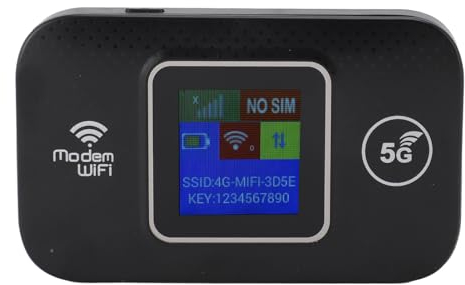 4G LTE Mobile Hotspot, WLAN Router Mit SIM Kartensteckplatz für Reisen, WPA WPA2 Verschlüsselung, 10 Verbundene Geräte, für Europa