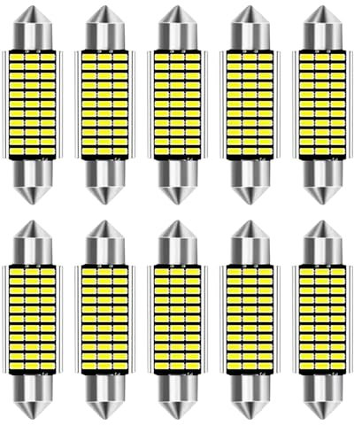 Flaconi Car Interior Lights,Led Interior Car lights,LED Automotive Bulbs,Interior Led Lights for Cars,Led Lights for Car Interior,LED Dome Lights,41MM 36MM Led Bulb for Interior (41MM)