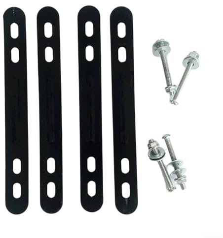Adapter für Fahrradkörbe an Mountainbikes und E-Bikes, stabile Stahlkonstruktion (schwarz)
