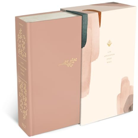 NLT Life Application Study Bible, Third Edition (Hardcover Cloth, Soft Pink, Red Letter)