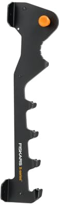 Fiskars X-Series Soporte de Pared para leña para Partir leña y Ramas de Forma Segura, Apto para Usar únicamente con el Machete Fiskars XA3 (no Incluido), 1079158