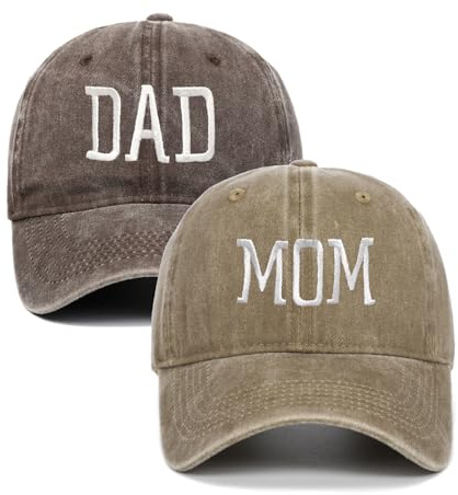 YUSENGMOO DAD MOM 2er-Pack Kappen