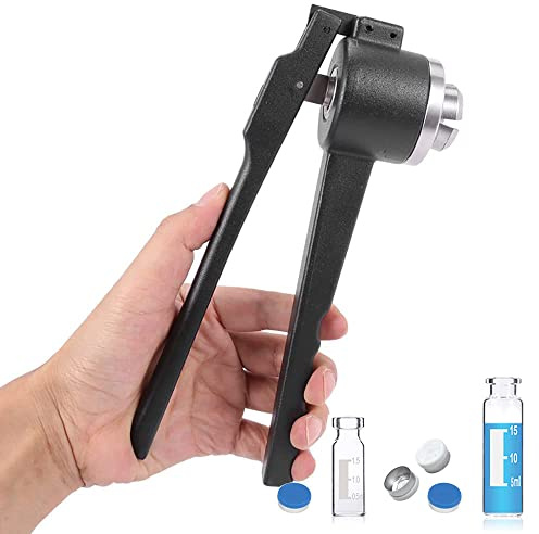 flaskapsylare， Manuell flaska kapslar Crimper, Plast Aluminium Cap Flip Off Handtätning Crimp Tool Flasklock Cappper(20MM)