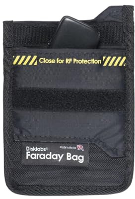 Disklabs Police Approved Key Shield KSCar Faraday Pouch Bag for Protection Against Keyless Car Crime Guard Key Fob