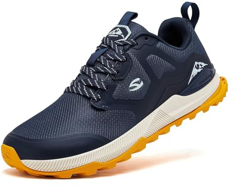 HOBIBEAR Herr traillöparskor trail löpning skor | trekking | Vandring | Wide Toe Non-Slip sneakers