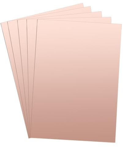 sourcing map 5 Stück 70 x 50 mm doppelseitige kupferverkleidete Laminat-Leiterplatte FR4 2 mm Dicke DIY Prototyping PCB Board