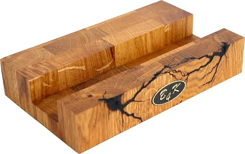 B4K® Oak Chopping Board Stand - Sturdy Chopping Board Holder for Wooden Board & Chopping Block (4cm Thick) | Non-Slip & Durable | Designed for 4cm Thick Boards