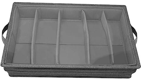 VINTORKY Scatola Organizzatrice per Utensili con Trasparente Portaposate Compatto e Cucine Facile da Trasportare e Design Multifunzionale per Forchette e Cucchiai