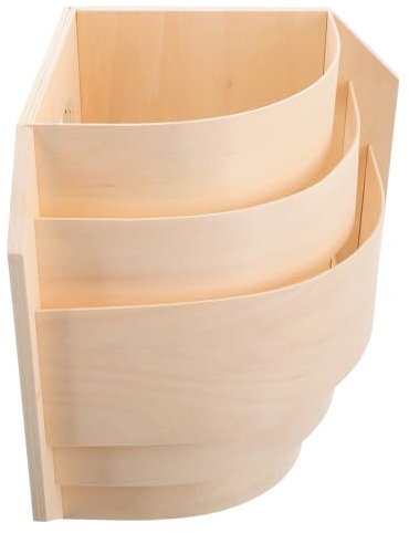 ROMISBABA Paralume Per Sauna in Legno Sottile e Traslucido Accessorio Decorativo Per Illuminazione Sauna Resistente a Umidità e Temperature Design Adattabile Per Angoli Installazione Facile