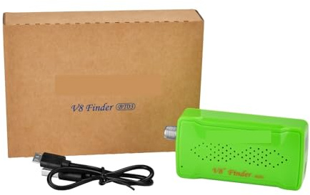 V8 Satellite Finder BT03 Mini Satfinder Bluetooth DVB-S DVB-S2 Receptor de TV por satélite con señal Digital