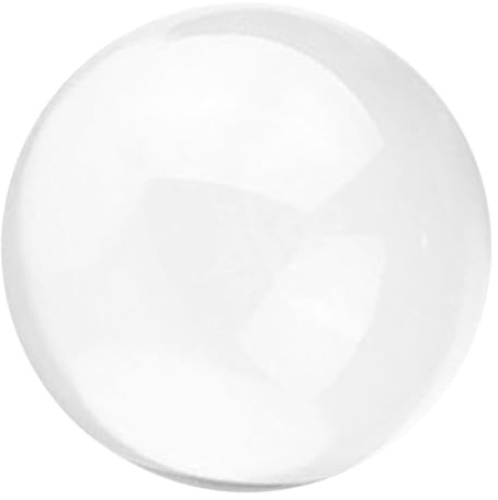 iplusmile Palla da Giocoleria Acrilica Trasparente 6 Cm per Principianti e Professionisti, Sfera Chiara Performante Multiuso per Spettacoli e Decorazione Elegante