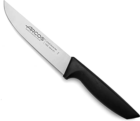 Arcos Serie Niza - Cuchillo de Cocina - Hoja de 150 mm - Mango Color Negro
