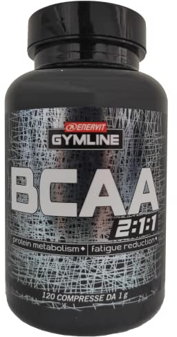 ENERVIT 70815 Gymline Muscle B.C.A.A., Integratore Alimentare, 120 Compresse