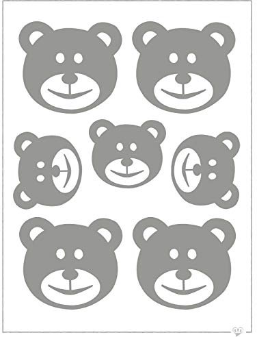 Reflektierendes Bügelbild für bessere Sichtbarkeit ca. 15x10cm Applikation Reflektor Aufbügler