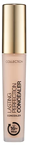 Collection Cosmetics Lasting Perfection Concealer, 16-Hour Wear, Long-Lasting Concealer, 4ml, Biscuit