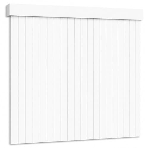 Cortinas Exterior Puerta de Tiras | Material Plastico PVC y Barra Aluminio | Ideal para Terraza y Porche | Antimoscas | Blanco | 210 * 90