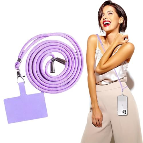Cordón Cuerda Universal Correa Colgante para Movil, Cordón Correa para Teléfono Móvil Ajustable Universal, Correas Ajustable Cuello Cadena de Nylon