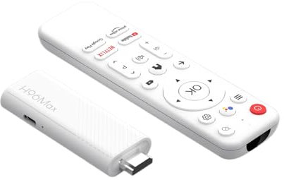 Clé TV H96 MAX Android 14.0 Quad Core WiFi6 2,4 G/5,8 GHz BT5.0 4K AV1 Ultra HD Commande vocale Smart Home Player