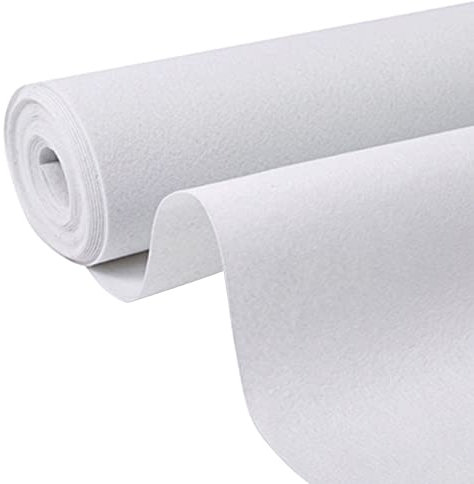 Läufer für den Hochzeitsgang Weißer Läufer for den Gang einer Hochzeitsfeier, rutschfeste Teppichrolle, 1 Meter breit, 2 mm dick, Laufsteg-Teppichläufer for die Dekoration einer Hochzeitskirche(1x10m)