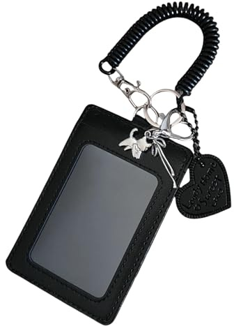Étui pour cartes de crédit, cartes de crédit, photos, housses de protection pour cartes de bus avec porte-clés, jolis chats, porte-cartes de campus avec porte-clés, couverture de carte de crédit