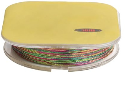 Filo per legare la canna da pesca, 50 m, per la costruzione di canne e per l'avvolgimento della lenza intrecciata, con fibra di poliestere intrecciata multistrato (500D colorato A)