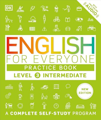 English for Everyone: Level 3 Practice Book - Intermediate English: ESL Workbook, Interactive English Learning for Adults