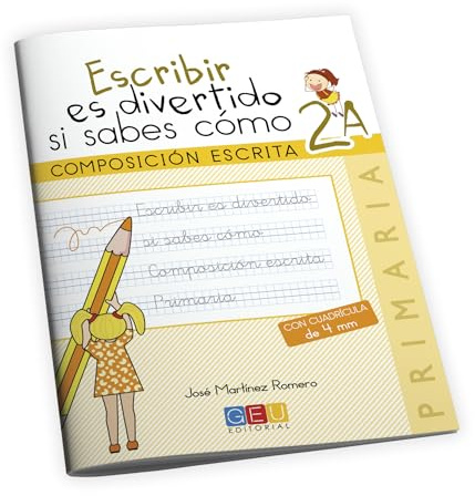 Escribir es divertido si sabes como. Cuaderno 2A / Editorial GEU / 2º Primaria / Mejora la composición escrita / Recomendado como repaso
