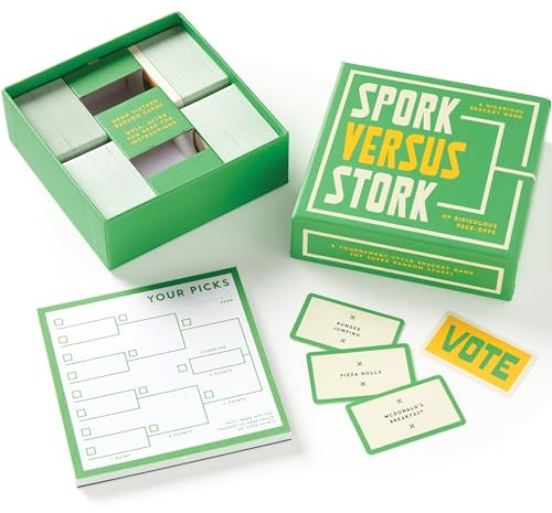 Brass Monkey Spork Versus Stork Social Game - Social Party Game with 600+ Object Cards for Deciding The Top Subject