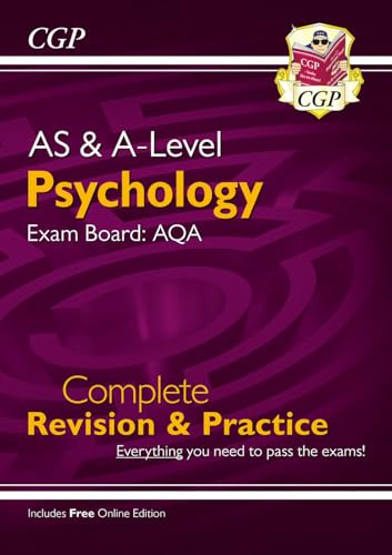 A-Level and AS Psychology: AQA Complete Revision & Practice with Online Edition (For exams in 2026) (CGP A-Level Psychology)