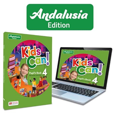 KIDS CAN! Andalucia 4 Pupil's Book: libro de texto de inglés impreso con acceso a la versión digital