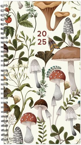 Woodland Mushroom 2025 Small Weekly Spiral