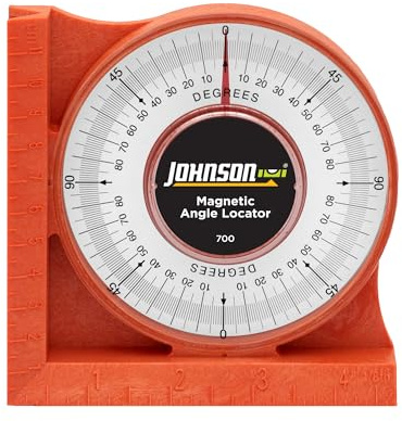 Johnson Level & Tool 700 Magnetic Angle Locator, Orange, 1 Locator