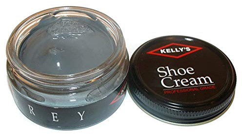 Kelly's Grey Shoe Polish 1.5 oz - Professional Leather Shoe Cream