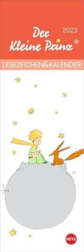 Der Kleine Prinz Lesezeichen & Kalender 2023. Lesezeichenkalender mit Motiven aus dem Kinderbuch-Klassiker. Mini-Kalender perfekt als kleines Geschenk