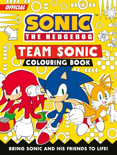 Sonic the Hedgehog Team Sonic Colouring Book: New official creative colouring book for fans of the Sonic games, films and TV shows!