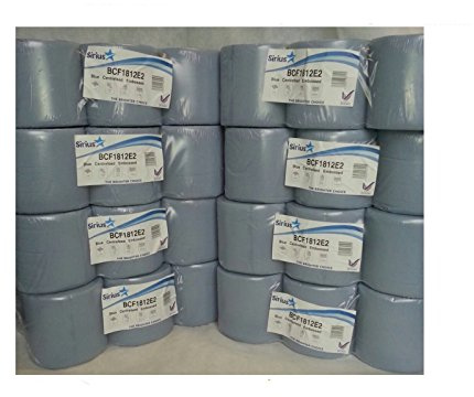 Blue Centrefeed Embossed 2ply Wiper Paper Towel 36 rolls(6 PACKS) x