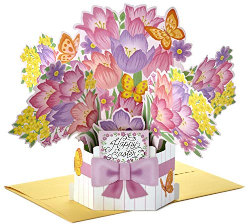 Hallmark Paper Wonder Pop Up Easter Card (Bouquet of Flowers)