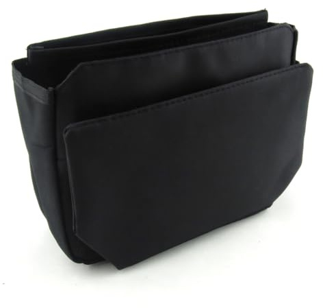 Periea ‘Tegan’ Small Handbag Organiser Insert or Make-up Bag – 5 Colours Available (Black)