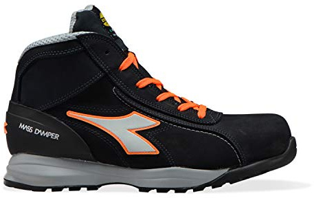 Arbetssko GLOVE MDS MID S3 HRO SRC, DARK NAVY/ORANGE FLUO, storlek 44