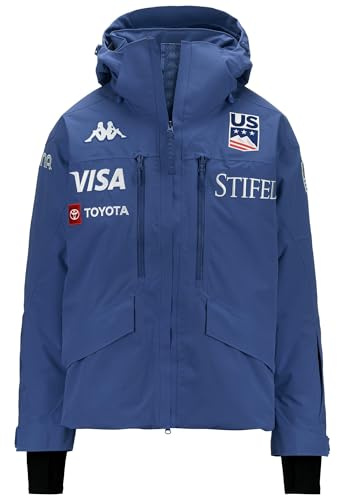 Kappa 331N2SW-P35 6CENTO 602F US Giacca Uomo, BLUE FIORD, Taglia L