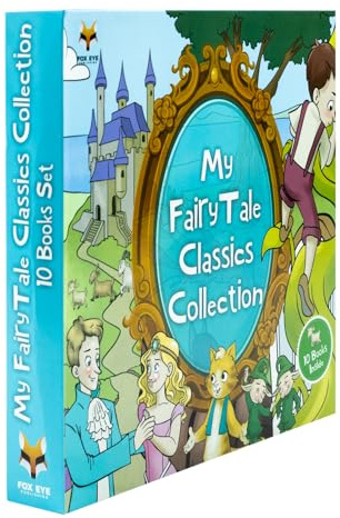 My Fairy Tale Classic 10 Picture Books Collection ( Aladdin, Beauty and Beast, Puss In Boots, Jack and The Beanstalk, Hansel and Gretel)