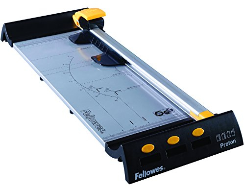 Fellowes 5410301 Heimbüro Rollenschneidemaschine Proton A3 schwarz/metallic