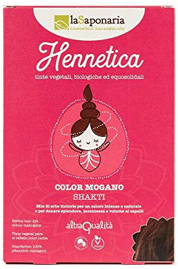 La esteatita tinta pelo vegetal Caoba Shakti 100 g