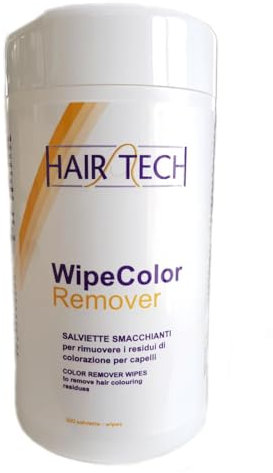 SALVIETTE SMACCHIANTI PER RIMOZIONE RESIDUI DI COLORAZIONE HAIR TECH